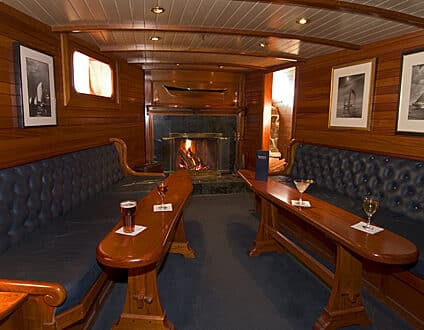 Ship\'s Cellar Pub Fireplace
