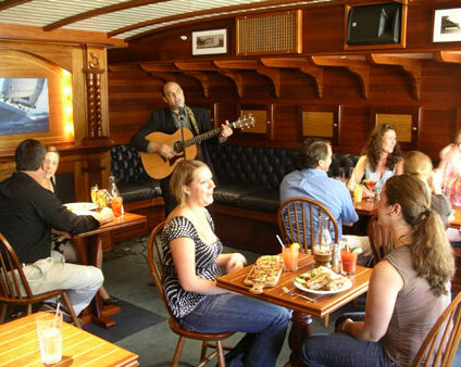 Boardroom Ship\'s Cellar Pub with Guests